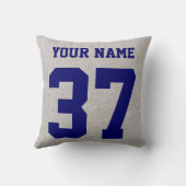 フィールドホッケーコーチのカスタマイズ可能な枕 クッション (裏面)