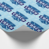 フィールドホッケーコーチクリスマスラッピング紙ギフト ラッピングペーパー (角)