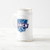 フィールドホッケーコーチシールド ビールジョッキ (正面左)