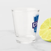 フィールドホッケーコーチシールド、ブルー、 ショットグラス (左)