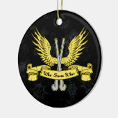 フィールドホッケーゴアリークリスマスオーナメント セラミックオーナメント (左)