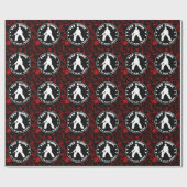 フィールドホッケーゴアリークリスマスギフトラッピング紙 ラッピングペーパー (フラット)