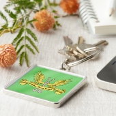 フィールドホッケーゴアリー キーホルダー (側面)