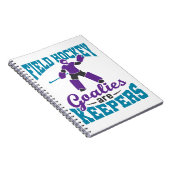 フィールドホッケーゴリーがキーパー ノートブック (右側)