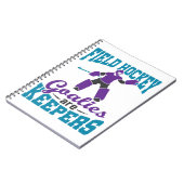 フィールドホッケーゴリーがキーパー ノートブック (左側)