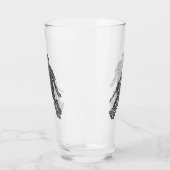 フィールドホッケーゴールキーパーワードアート タンブラーグラス (左)