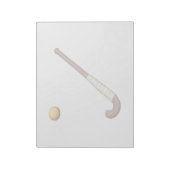 フィールドホッケースティック&ボール ノートパッド (回転)