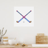 フィールドホッケースティック ポスター (キッチン)