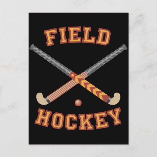 フィールドホッケースティック ポストカード (正面)