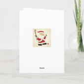 フィールドホッケースポーツクリスマスカード シーズンカード (裏面)