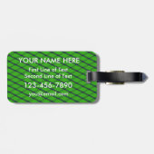 フィールドホッケーチームが一緒にバッグラベル ラゲッジタグ (裏面横)