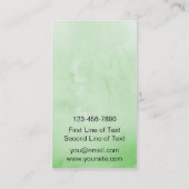 フィールドホッケーチームは名刺を貼り合わせる。 名刺 (裏面)