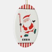 フィールドホッケーパーソナライズされたキープサケ セラミックオーナメント (右)