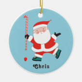 フィールドホッケーパーソナライズされたキープセイセラミック装飾体 セラミックオーナメント (正面)