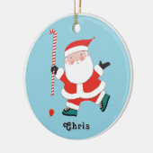 フィールドホッケーパーソナライズされたキープセイセラミック装飾体 セラミックオーナメント (左)