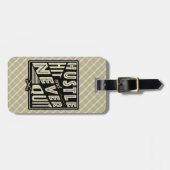 フィールドホッケーヒュースリーヒット&ノーやめバゴラベル ラゲッジタグ (正面横)