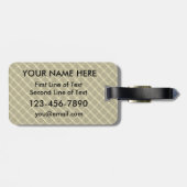 フィールドホッケーヒュースリーヒット&ノーやめバゴラベル ラゲッジタグ (裏面横)