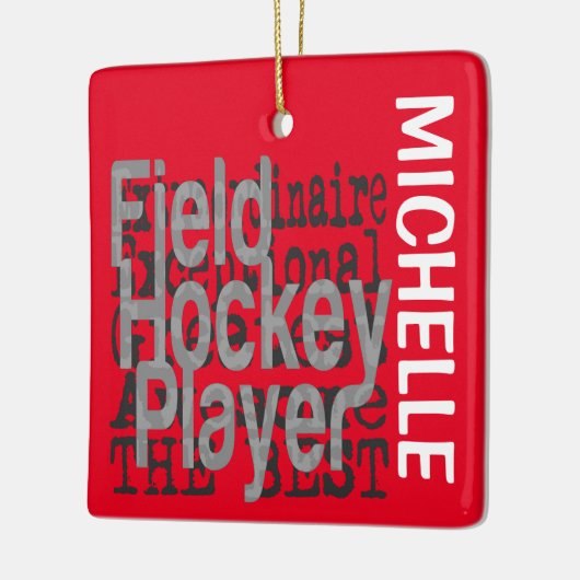 フィールドホッケープレイヤーエクストラナレアカスタム セラミックオーナメント (左)