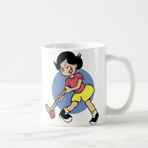 フィールドホッケープレーヤー コーヒーマグカップ