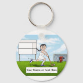 フィールドホッケープレーヤー – メス キーホルダー (正面)