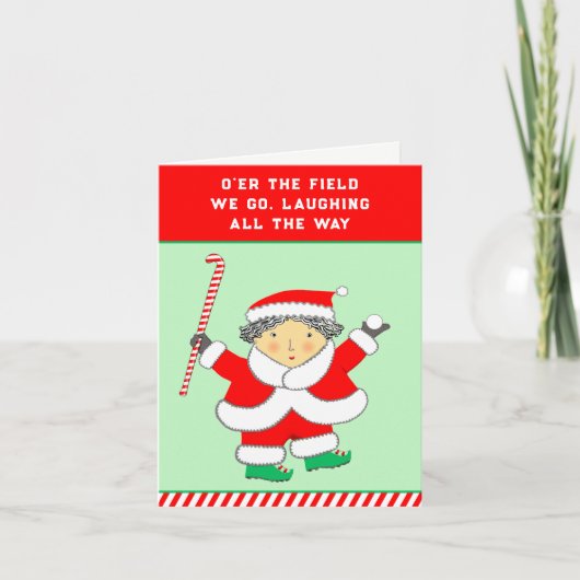 フィールドホッケーホリデーカード シーズンカード (正面)