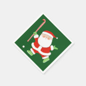 フィールドホッケーホリデーパーティー スタンダードカクテルナプキン (角)