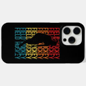 フィールドホッケーレトロヴィンテージ Case-Mate iPhoneケース (裏面 (横))