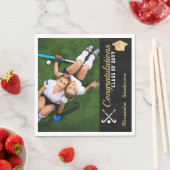 フィールドホッケー写真卒業クラス2022 スタンダードランチョンナプキン (インサイチュ)