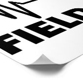 フィールドホッケー周波数 ポスター (角)