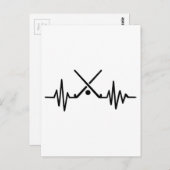 フィールドホッケー周波数 ポストカード (正面/裏面)