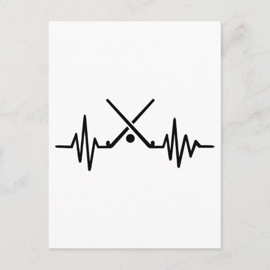 フィールドホッケー周波数 ポストカード (正面)