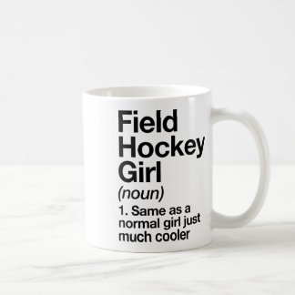 フィールドホッケー女子の定義が面白くて体系的なスポーツ コーヒーマグカップ