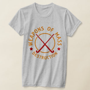 フィールドホッケー破壊兵器 Tシャツ