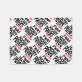 フィールドホッケー選手の方が良い フリースブランケット (正面(横))