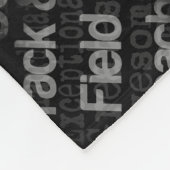 フィールドホッケー選手の超常者 フリースブランケット (角)