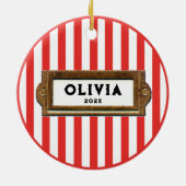 フィールドホッケー2023収集可能セラミックオーナメント セラミックオーナメント (裏面)