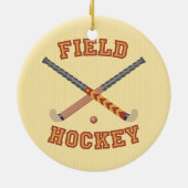 フィールドホッケー セラミックオーナメント (裏面)