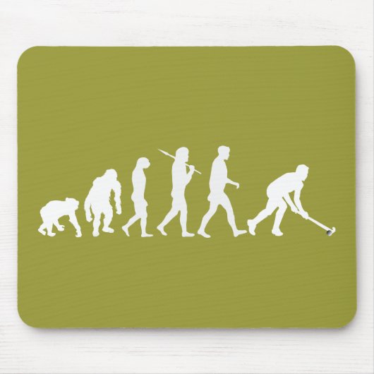 フィールドホッケー-ホッケーのギフトの進化 マウスパッド (正面)