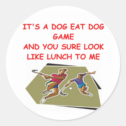 フィールドホッケー ラウンドシール (正面)