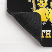 フィールドホッケーTシャツチおもしろいック付きスティックティー マウスパッド (コーナー)