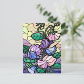 フィールドポストカードのステイングラスリリー ポストカード (スタンド正面)