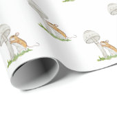 フィールドマおもしろいウスとキノコのリアル化 ラッピングペーパー (ロールコーナー)