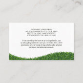 フィールドロゴの木 | Grass Landscape 名刺 (裏面)