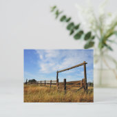 フィールド内のフェンス ポストカード (スタンド正面)