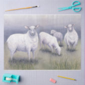 フィールド内の羊 薄葉紙 (クラフト)