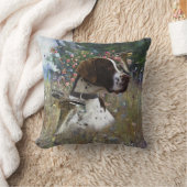 フィールド内の美しいポインタ クッション (ブランケット)