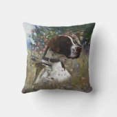 フィールド内の美しいポインタ クッション (裏面)