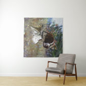 フィールド内の美しいポインタ タペストリー (インサイチュ(横))