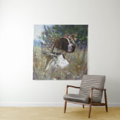 フィールド内の美しいポインタ タペストリー (インサイチュ)