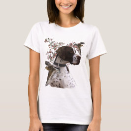 フィールド内の美しいポインタ Tシャツ